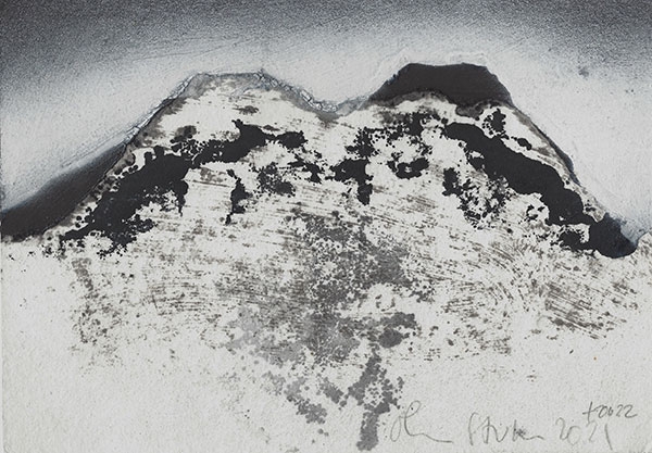 Technique mixte sur papier, 2022, 20,5 x 29.3 cm