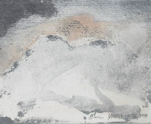 Technique mixte sur papier, 2022, 20,5 x 29.3 cm