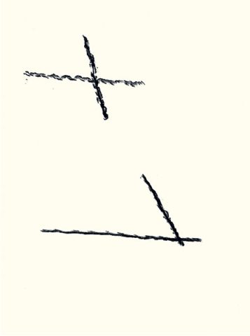 Félix Studinka - Chestnut Journal p.110, fusain sur papier, 29,7 x 21 cm