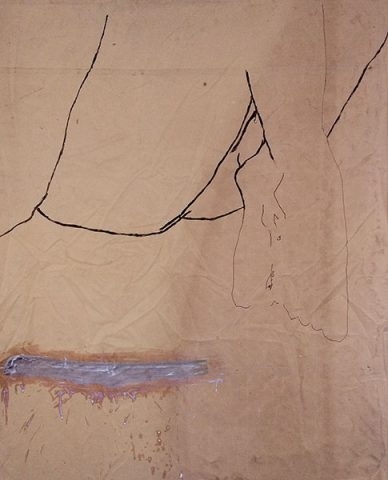 Ma vie est un roman, 2018, laque sur toile, 200 x 150 cm