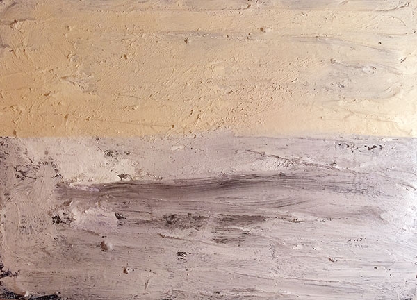 Ma vie est un roman, 2018, laque sur toile, 50 x 70 cm