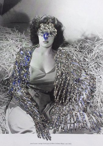 "Se souvenir de la cinquième avenue", 2018, technique mixte sur papier imprimé, 21X30 cm