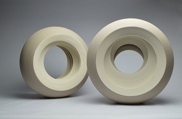 Eclipse 1 and 2 (2 Face) 34cm H each